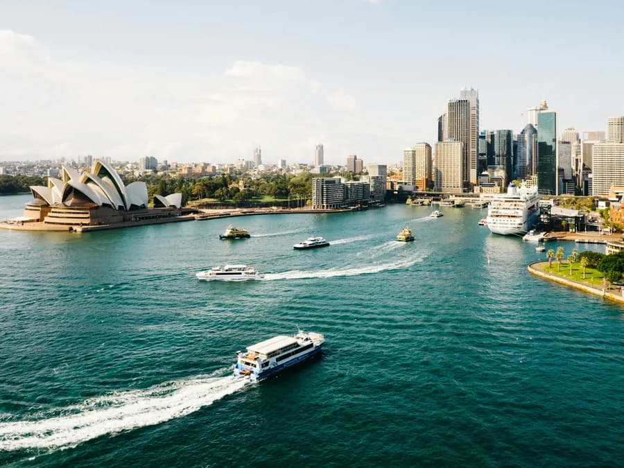 Sydney harbour skyline, an Australian market covered by 6767 Capital